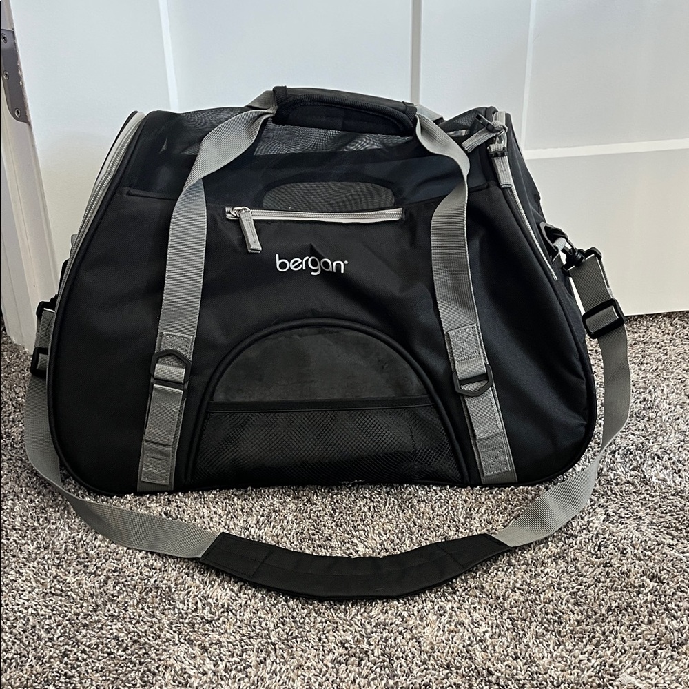 Black and Grey Small Pet Carrier